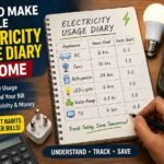 How to Make a Simple Electricity Usage Diary at Home