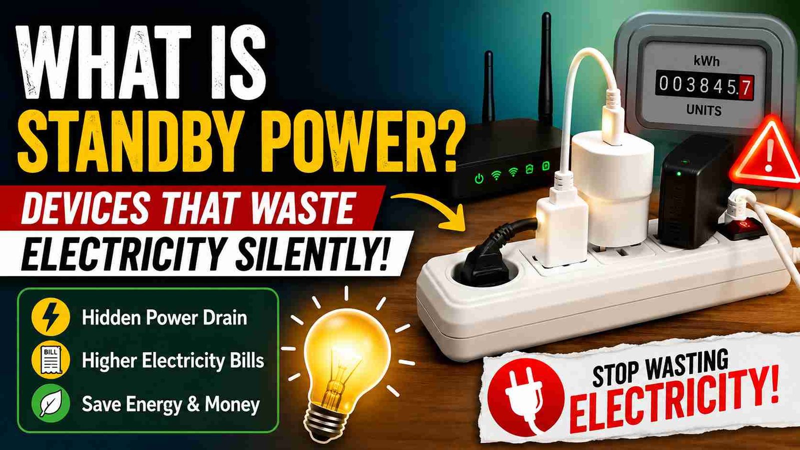 What Is Standby Power and Which Devices Waste Electricity Silently?